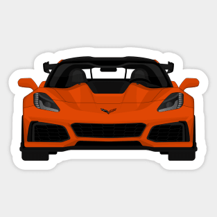 Z06 ZR1 ORANGE3 Sticker